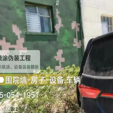 珠海数码迷彩漆施工